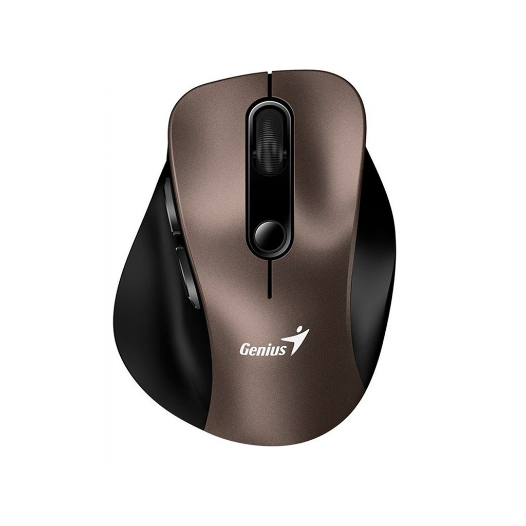 MOUSE USB WIRELESS + BLUETOOTH MINI ERGO 9000S CHAMPAGNE TITANIUM GENIUS     31030038402